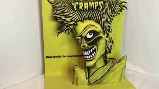 The Cramps - Bad Music for Bad People 3D plush toy record sculpture by Emily Connell