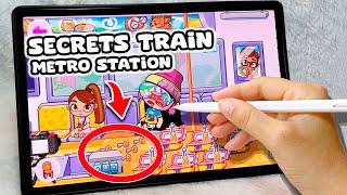 ALL THE SECRETS OF TRAIN AND METRO STATIONS IN PAZU AVATAR WORLD New Update