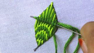 Hand Embroidery Amazing Leaf Design Tutorial