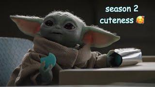 baby yoda being adorable season 2 edition