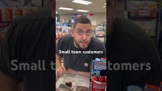 Small town customers #comedy #gasstation #comedyskits #funny #viral