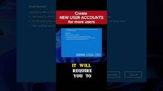 Add New User Accounts in Windows PC  #windows11 #windows 10 #windowsPC