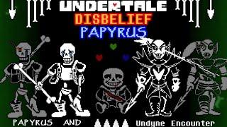 Undertale Disbelief  Papyrus and Undyne Encounter  Battle Animation