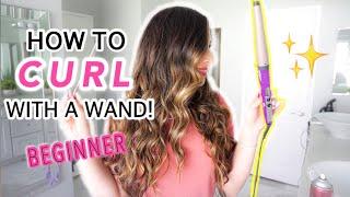 HOW TO CURL YOUR HAIR WITH A WAND FOR BEGINNERS  SIMPLIFIED AND MADE EASY  DUMMIES 101