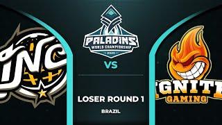Paladins World Championship - BR Loser Round 1 Ignite Gaming vs InControl Nation