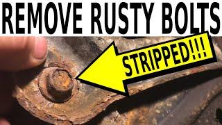 removing the NASTIEST rusty bolts the right TOOLS and TECHNIQUES
