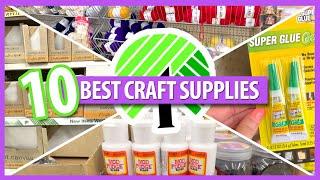 10 CRAFT SUPPLIES you SHOULD be buying at Dollar Tree in 2024