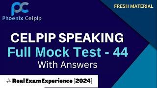 CELPIP Speaking Test - 44  Full Guide and Model Answers for Success