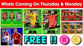 What Is Coming On Thursday & Next Monday In eFootball 2024 Mobile  Upcoming Potw & Free Coins 