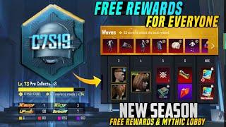 Free Mini Materials & Mini Emblem  Free Mythic Lobby  New Season Free Rewards  PUBGM