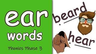 ear Words  Phase 3 Phonics  Trigraph