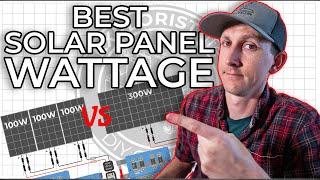 Best Wattage of Solar Panel for a DIY Camper Electrical System and why there isnt a best one