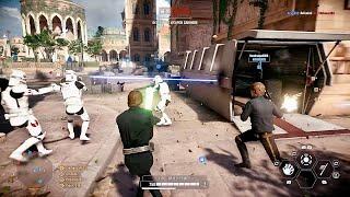 Star Wars Battlefront 2 Galactic Assault Gameplay No Commentary