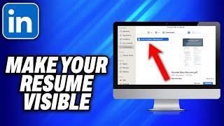 How To Make Your Resume Visible on Linkedin 2024 - Easy Fix