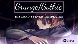 Aesthetic Grunge Gothic Discord Server templates│Free to use│Join our 20K Discord fam│Elvira