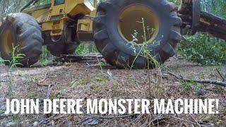 How to operate a John Deere 748g2 Skidder