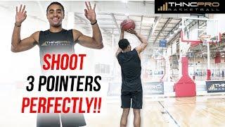 How to Shoot a 3 Pointer PERFECTLY Basketball Shooting Drills