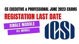 ICSI Announcement CS Exam June 2024  CS Executive & CS Professional June 2024 Exams