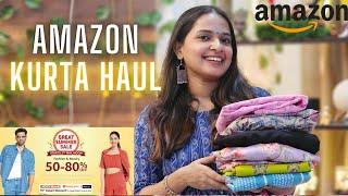 AMAZON Dailywear Kurta Haul  Under Rs 699  Amazon Great Summer Sale