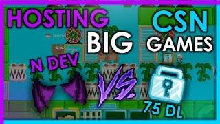 HOSTING BIG CSN GAMES HOSTING N DEV  VS 75DL *NOT CLICKBAIT*  Growtopia Casino