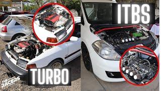 Mazda FE3N AWD TURBO Y Nissan TIDDA con ITBS  -  Descubriendo Proyectos