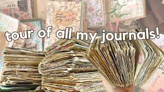 Flip through of my ENTIRE junk journal collection  Ideas for beginners