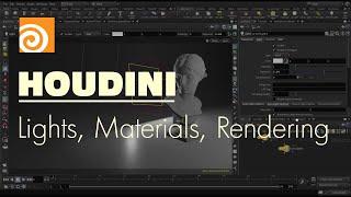 Houdini Basics 4 - Lights Materials and Rendering