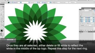 Illustrator tutorial - BP logo