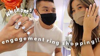 GO ENGAGEMENT RING SHOPPING WITH US *finding the one*