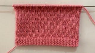 Easy New Knitting Stitch Pattern For SweaterCardigan