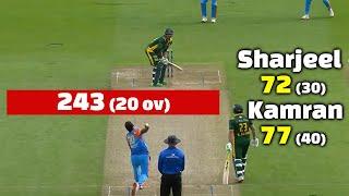 OMG PAK hit record total 243 vs India  dual defeats to India in same day  IND vs ZIM