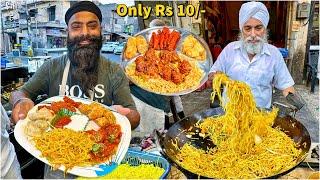 10 Rs me Itna Sab Kuch  DILDAR Sardarji ka Best Food  Street Food India