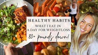 What I Eat in a Day for Weight Loss  Healthy Lifestyle Habits vlog