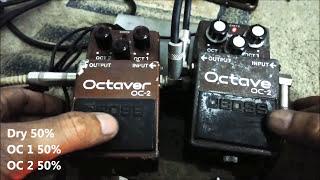 Roland Boss OC2 compare Octaver Japan OC-2 VS Octave OC-2 Taiwan