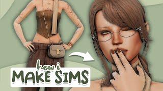 How I Create Sims w CC Must Haves  Sims 4 Create a Sim