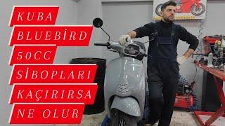 BLUEBİRD 50CC MOTOR ÇALIŞMIYOR DİYE MOTORU İNDİRDİK 