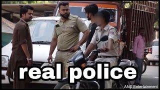Police Traffic Challans PRANK 8  ANS Entertainment Prank in INDIA prank gone wrong by real police