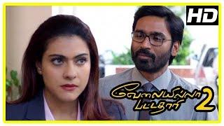 Dhanush New Movie 2017  VIP 2 Scenes  Dhanush wins a project over Kajol  Amala Paul