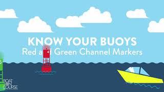 Know Your Buoys Red & Green Channel Markers