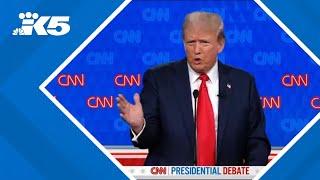 2024 presidential debate Former President Trumps closing statement