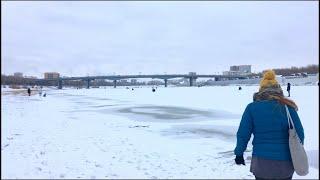 How cold is it here? Frozen in Atyrau Kazakhstan  #kazakhstan #atyrau