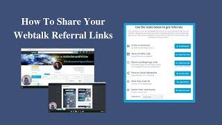 How To Share Your Webtalk Referral Links