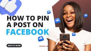 How to Pin Post on Facebook Profile 2024 Easily  How to Pin a Post on Facebook Page in  2 minutes