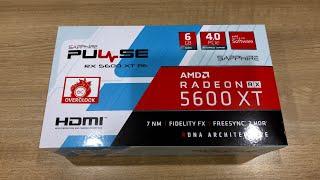 Intricate cooling solution  Sapphire RX 5600 XT Pulse BE Unboxing