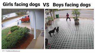 girls with animals vs boys