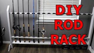 BUILDING a Homemade DIY Fishing Rod Rack