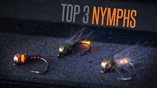 Top 3 Nymphs for Grayling and Trout Hares Ear Red Tag and Pheasant Tail Nymphs - Tie TV