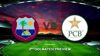 Live Pakistan vs West Indies  2nd ODI  Match Preview