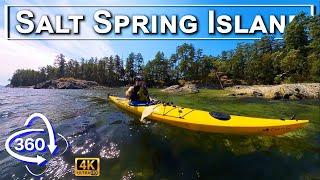 Kayaking Salt Spring Island Ganges Harbour Churchill Beach 2 Chocolate Beach on 3rd Sister Island