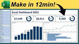 How to Create an Interactive Excel Dashboard in Just 12 Minutes